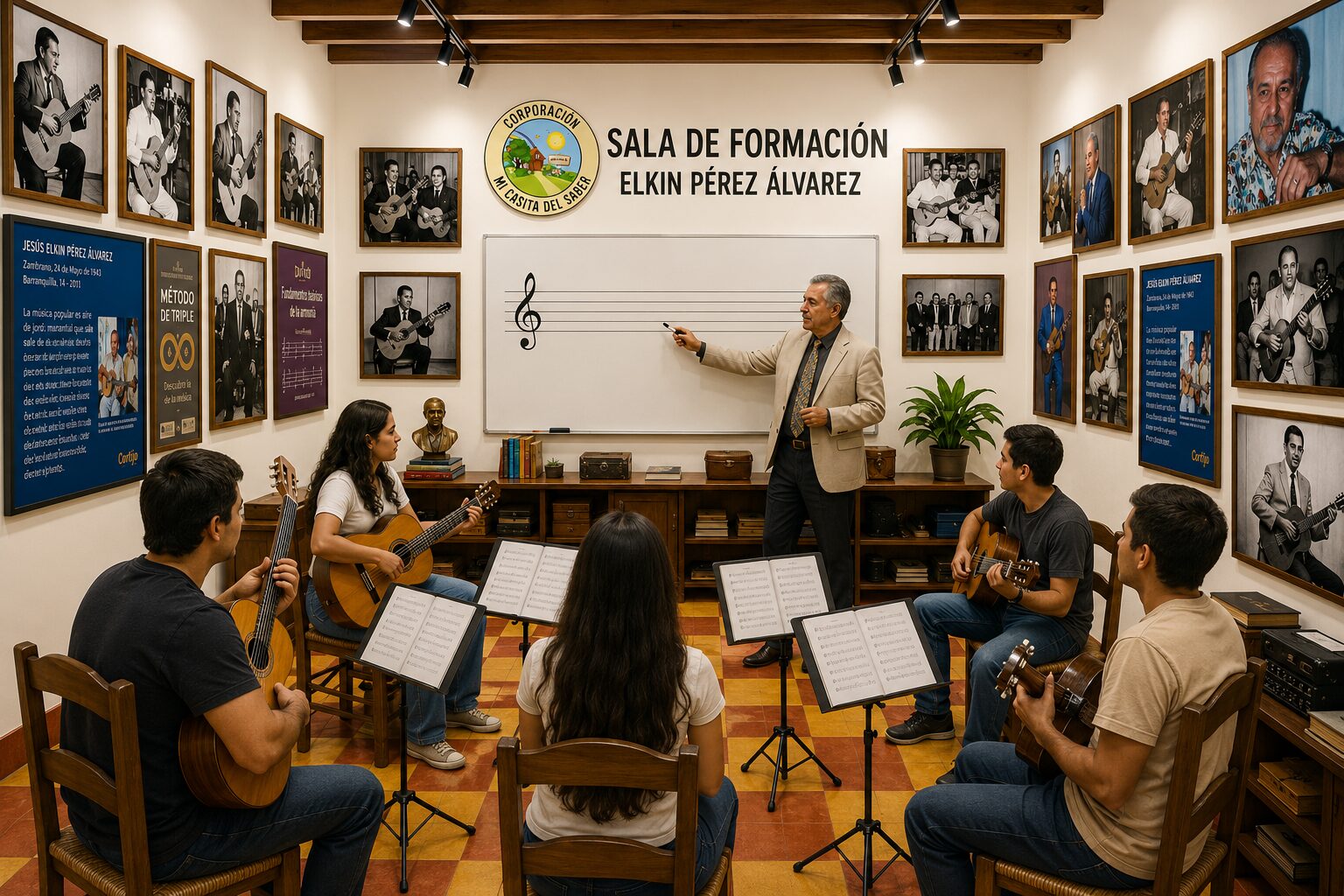 Elementos didácticos y obras literarias del Maestro